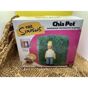 The Simpsons Homer in the Hedge Meme Chia Pet Handmade Decorative Planter New